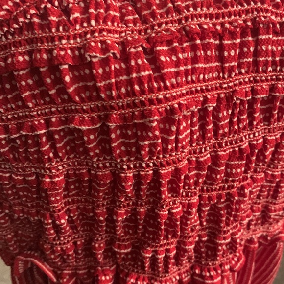 Red + White Jumpsuit - Picture 4 of 4